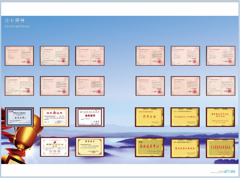 荣誉证书三 Certificate of honor 3